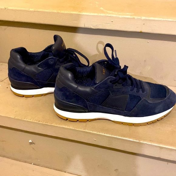 Sandro Paris Blue Sneakers  Mens 41 EU 8US - Picture 1 of 5